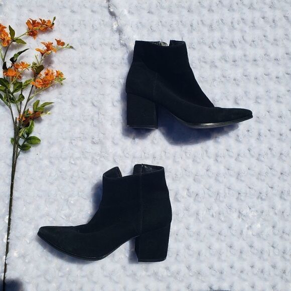 Aldo size 8.5 black booties - Picture 1 of 9